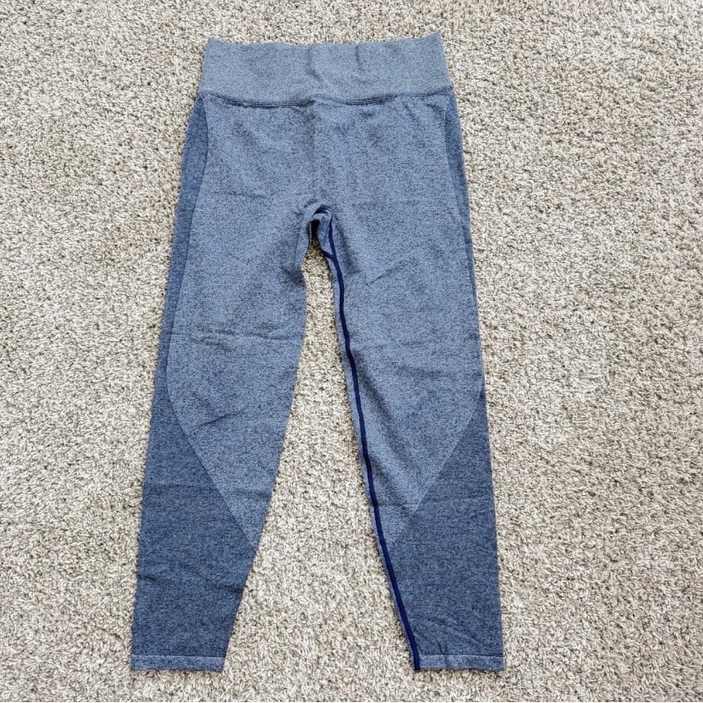 PINK Victoria Secret Seamless Blue Leggings